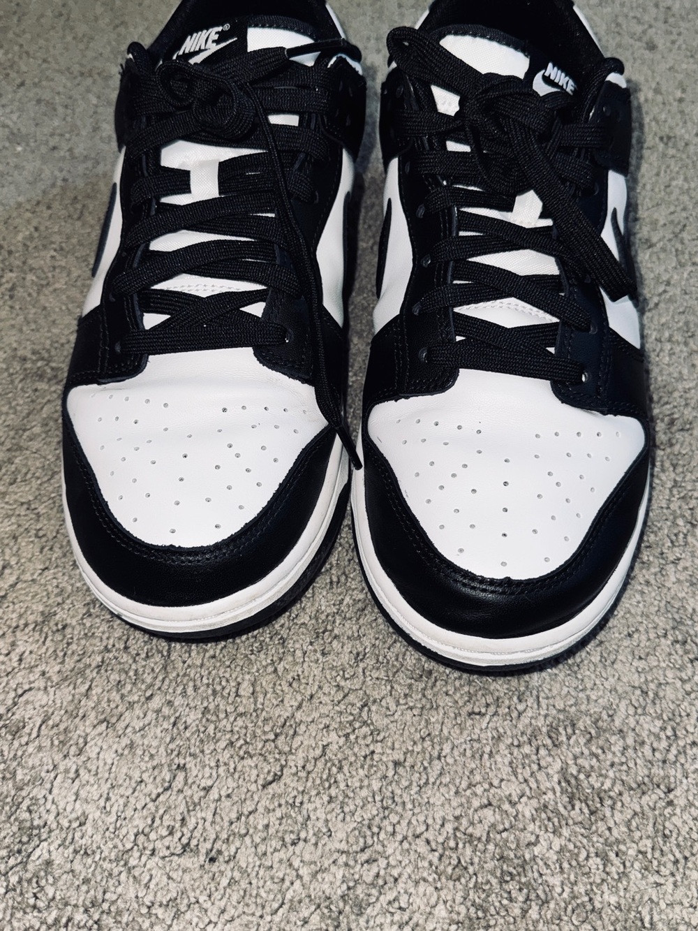 Nike Black and White Low-Top Sneakers